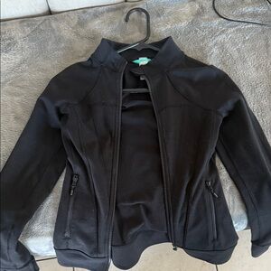 Ivivva Black Bomber Jacket for juniors